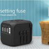 Auto Resetting Fuse Travel Adapter