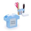 TJ_DESKTOP JNO1025 Zazzle Stationery Holder with Photo Frame – XA