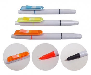 TJ_WRITING INSTRUMENTS MF1010 Ball Pen with Highlighter & Post It