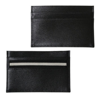 West Side Card Case (Black) – Genuine leather