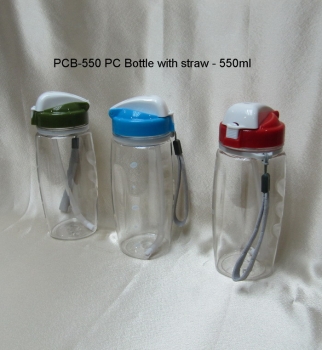 TJ_DRINKING_SOLUTIONS PC Bottle With straw
